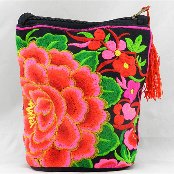 2017 Vân Nam gió quốc gia túi thêu túi thêu túi trung và cũ xô túi ladies mini bag túi Messenger túi xách nữ đeo chéo