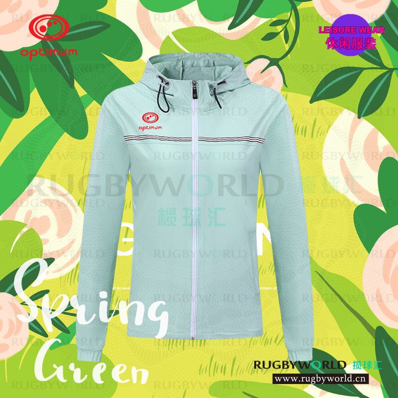 2022optimum women's XBFX-806 trendy classic logo terry inner round neck sweater zipper spring