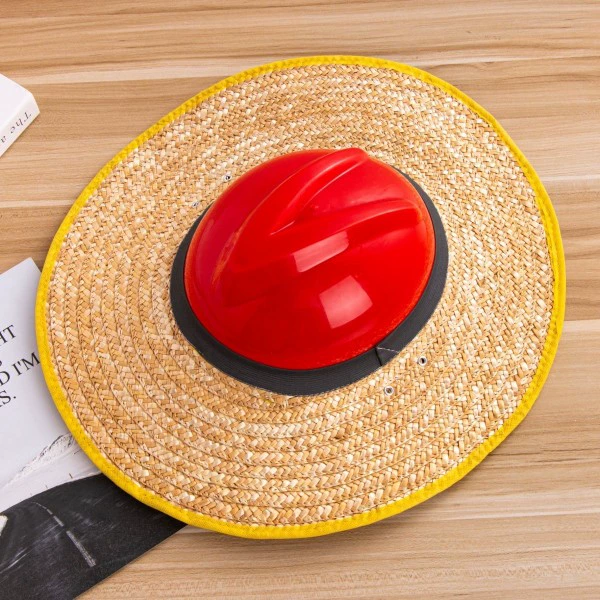 Vành mũ cứng công trường xây dựng tấm che nắng mũ chống nắng mùa hè thoáng khí mũ chống nắng ban vành lớn che rơm vành mũ bảo hộ Quạt điều hòa gắn mũ 