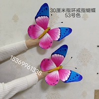 Кольцо с бабочкой 30 см, бабочка 53, один -2 цвет