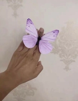 Кольцо с бабочкой 11 см, бабочка 48 Цвет -до -2 цвета