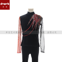 Zhuo Bao customized figure skating performance clothing figure skating training clothing childrens adult mens tops and pants suits