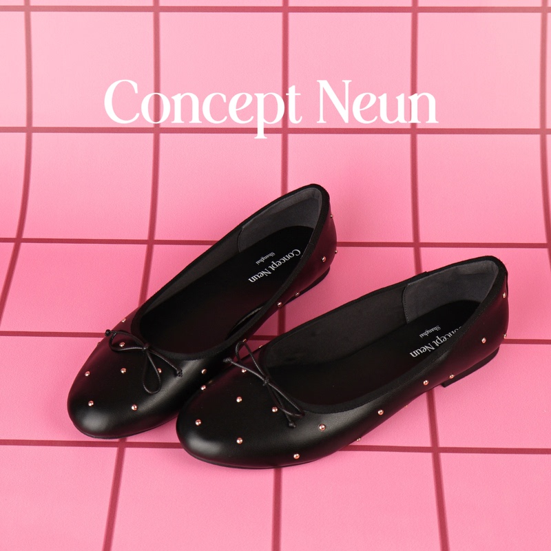 Concept Neun Every Girl's Series Rivet Flat Ballet Shoes for Women Concept Neun Every Girl's Series Rivet Flat Ballet Shoes for Women