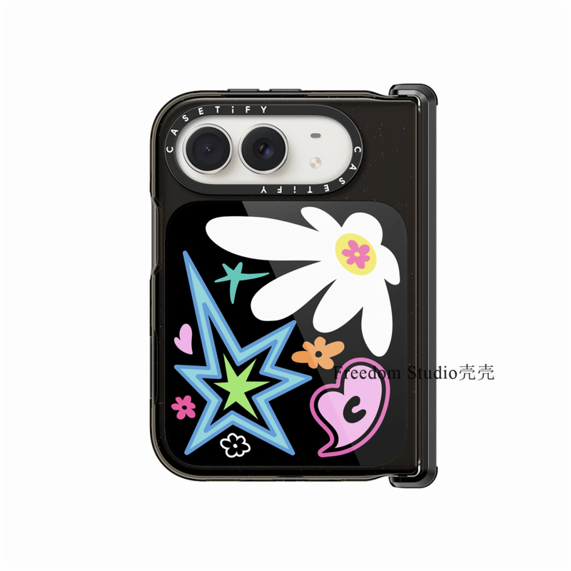 Cute Little Flower Casetify Anti-Drop Crystal Glaze Anti-Scratch Magnetic Phone Case Suitable for Apple Foldable iPhone Duo Cute Little Flower Casetify Anti-Drop Crystal Glaze Anti-Scratch Magnetic Phone Case Suitable for Apple Foldable iPhone Duo