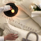 Embroidered High-End Long-Staple Cotton Four-Piece Bedding Set, Pure Cotton, Light Luxury, Simple Solid Color Bedding, Duvet Cover, Bed Sheet 4