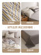 Casual Scandinavian Style Pure Cotton Bed Four-Piece Set, 100% Cotton Dormitory Bedding, Student Male Duvet Cover, Bed Bed Sheets, Three-Piece Set 4
