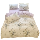 Брендовый хлопковый комплект, пододеяльник, простыня, в американском стиле, 4 предмета, постельные принадлежности, 3 предмета