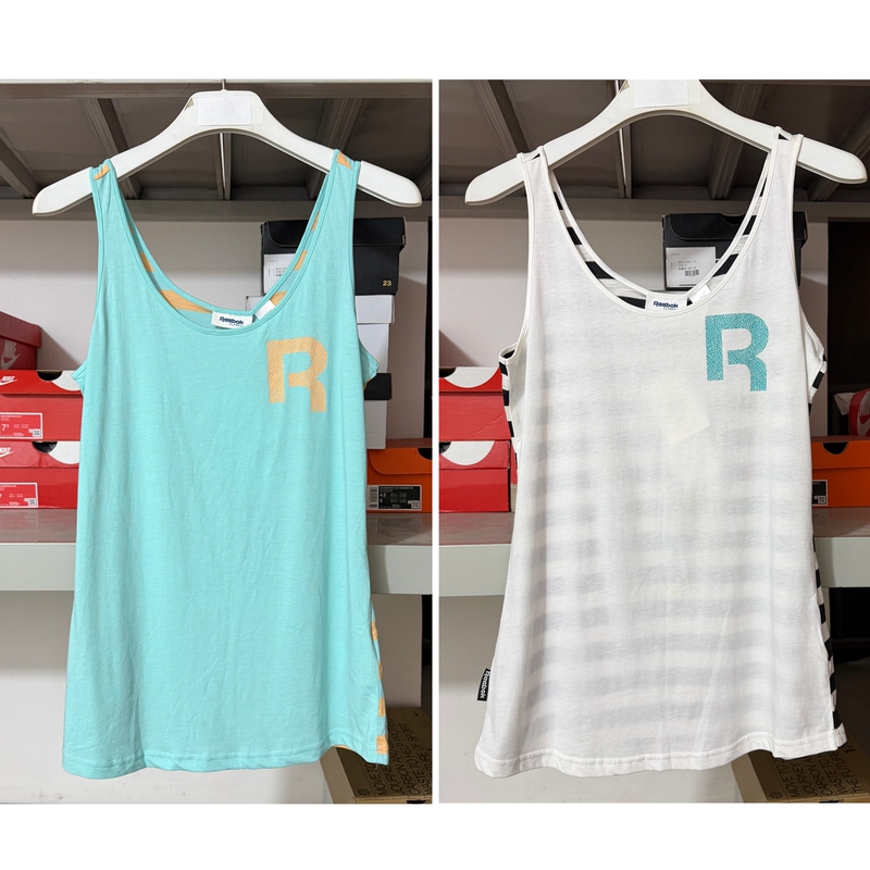 Reebok Women's Summer Loose Sports Casual Vest Fitness Running Training Wear Sleeveless T-Shirt Reebok Women's Summer Loose Sports Casual Vest Fitness Running Training Wear Sleeveless T-Shirt