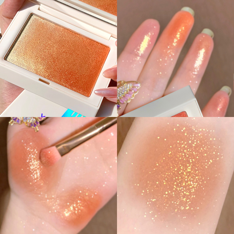 Li Jiaqi recommends blush highlighter all-in-one disc nude makeup face brightening pearl glitter powder silhouette shadow super hot ins