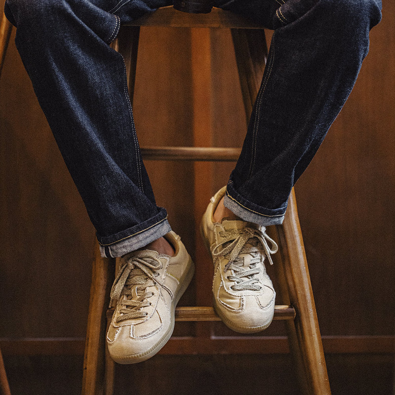 Madden Desert Dune Retro German Training Shoes Men's Spring New Niche Canvas Beggar Shoes Casual Sports Soft Sole Sneakers