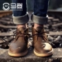 Martin khởi động của nam giới khởi động mùa hè Anh gió nam cao của sa mạc boots da hoang dã để giúp giày nam mùa xuân thủy triều giày xuất khẩu