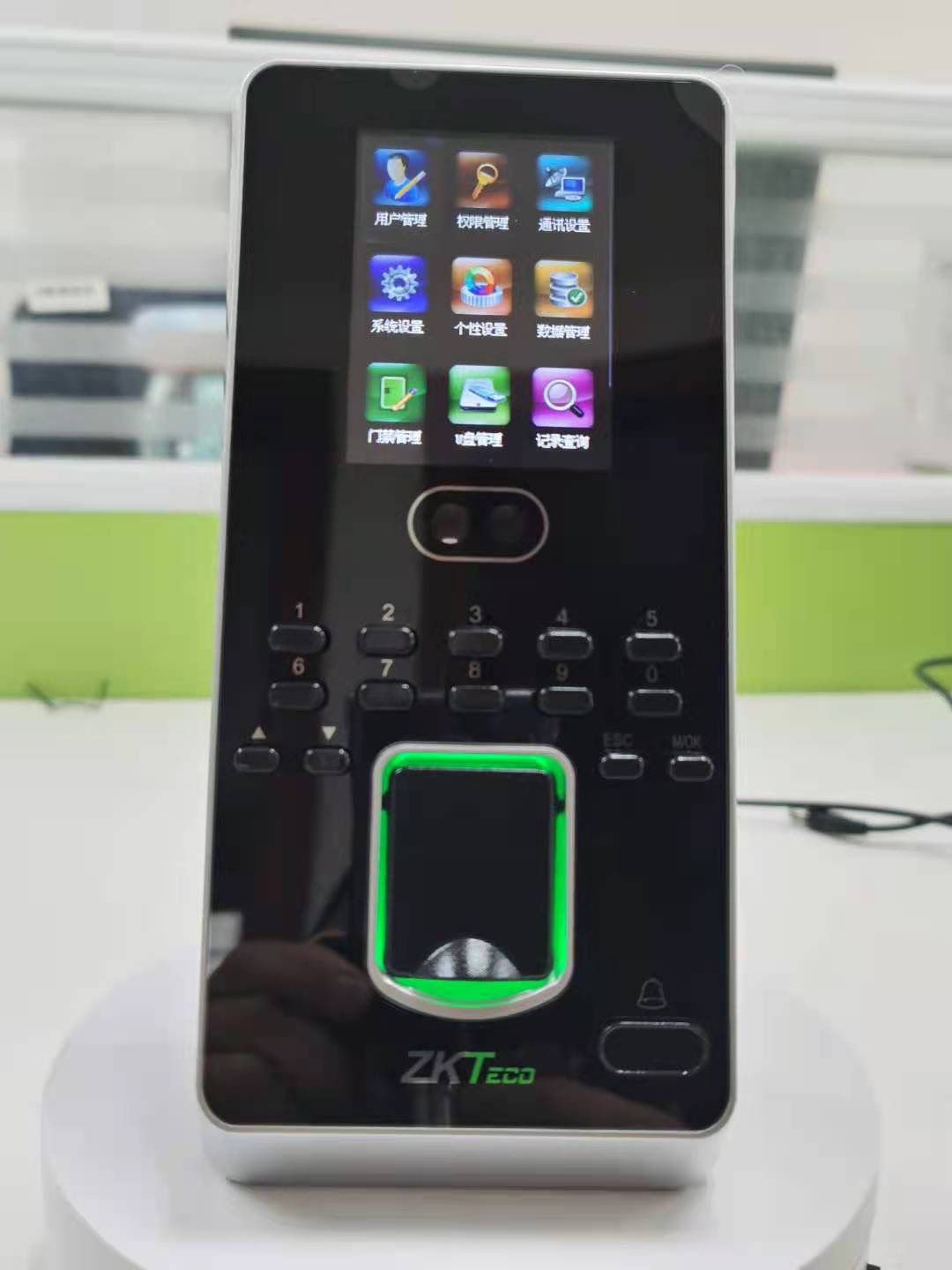 Mid-control IFACE3 face fingerprint attendance access control All with Internet U disc Download customizable IDIC swipe