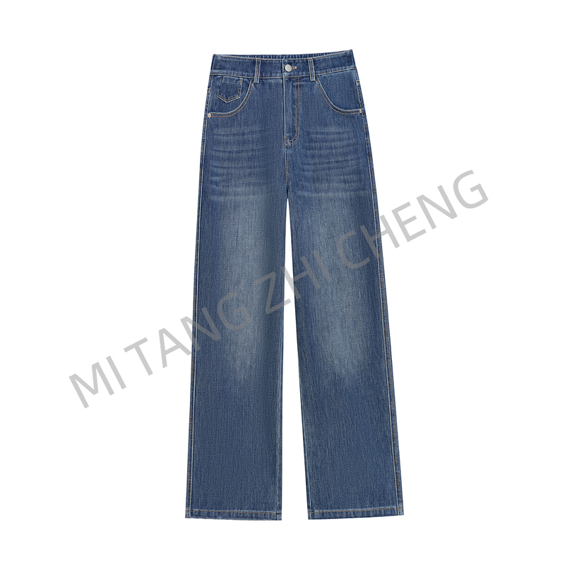 Honey City Plus Size Jeans for Women High Waist 2026 Summer New Loose Stretch Thin Narrow Straight Pants Honey City Plus Size Jeans for Women High Waist 2026 Summer New Loose Stretch Thin Narrow Straight Pants