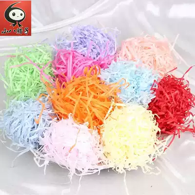 Creative DIY material raffia grass colored paper silk copy paper kindergarten workshop hand-made accessories filling