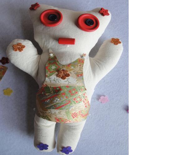Búp bê vải trắng Búp bê búp bê Phụ kiện DIY Đồ chơi sáng tạo Handmade 26 * 17CM bup bê chi bi