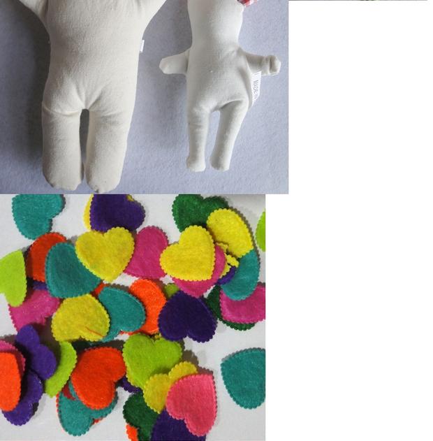 Búp bê vải trắng Búp bê búp bê Phụ kiện DIY Đồ chơi sáng tạo Handmade 26 * 17CM bup bê chi bi