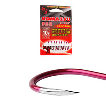 Red Ise-Shini Japan imports high carbon steel fishing hook with barb fishing hook fishing hook fishing gear triangle tooth fish hook