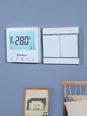 Central air conditioning thermostat panel SASWELL senville ventilator coil thermostat air conditioning switch