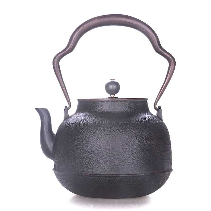 Fat Sea Iron Jug Handmade Cast-iron Jug Burning Water Cooking Tea Ware Japan Southern Old Iron Pot Imported Raw Iron Processing Tea Set