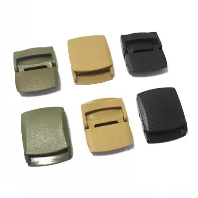 Belt buckle head buckle pom material racing steel durable anti-metal allergy suitable for 3 8-4cm wide webbing