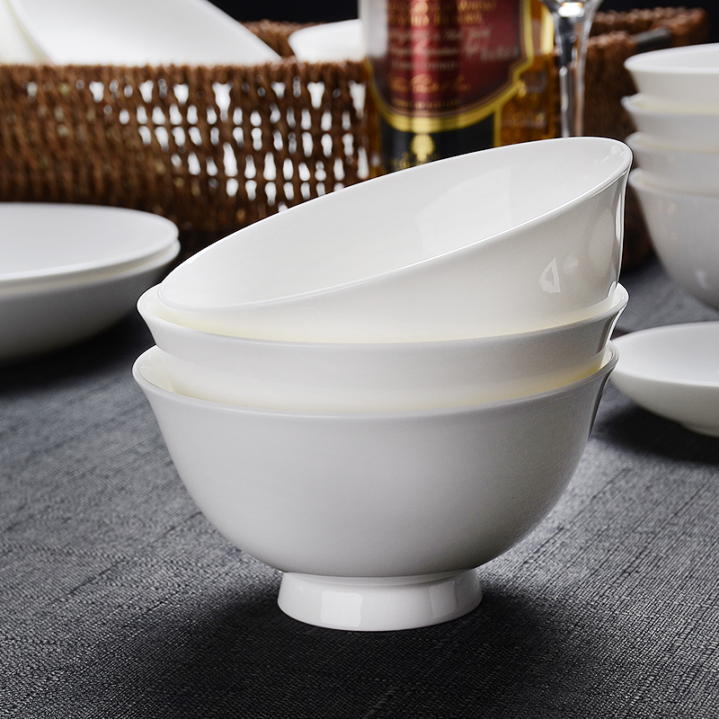 Red peony ipads porcelain tableware suit to use home eat rice bowl soup bowl rainbow such as bowl dish dish pan spoon