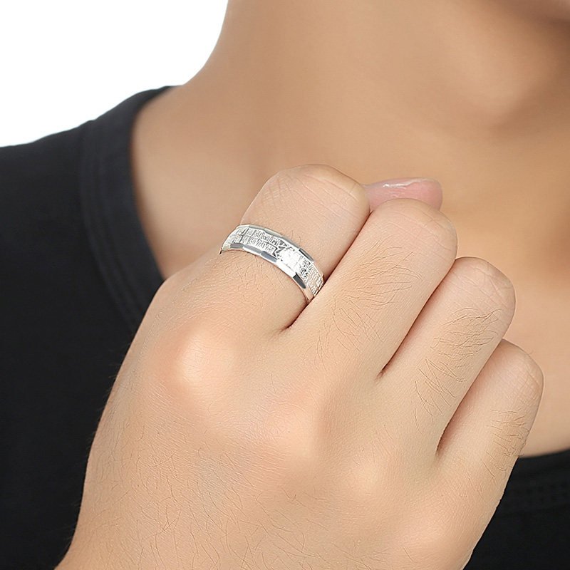 Bague homme en Argenterie - Ref 3087392 Image 3