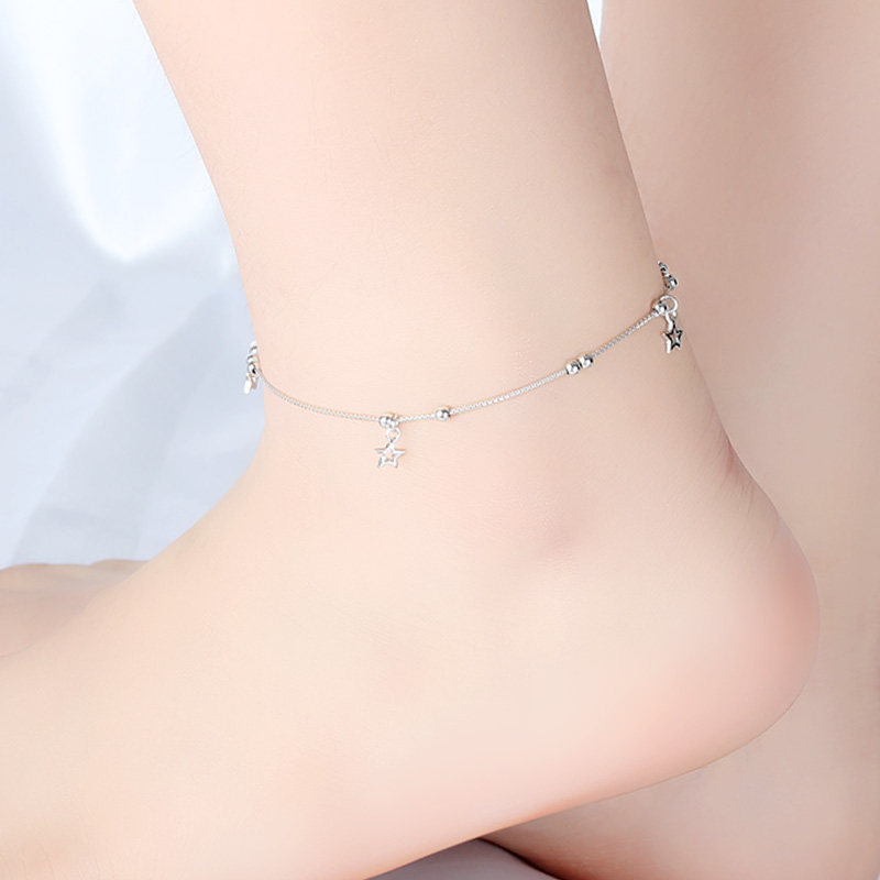 Chaine de cheville Femme en Argenterie - Ref 3101591 Image 1