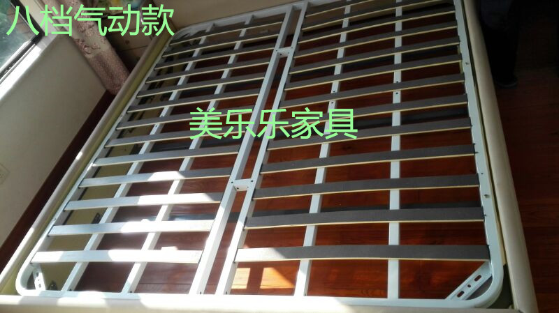 Căn cứ 1,5 m cao thủy lực xả bồn chứa khung xương 1,8 m giường tatami có thể được tùy chỉnh chiếc giường khí nén - Giường giường ngủ gấp gọn