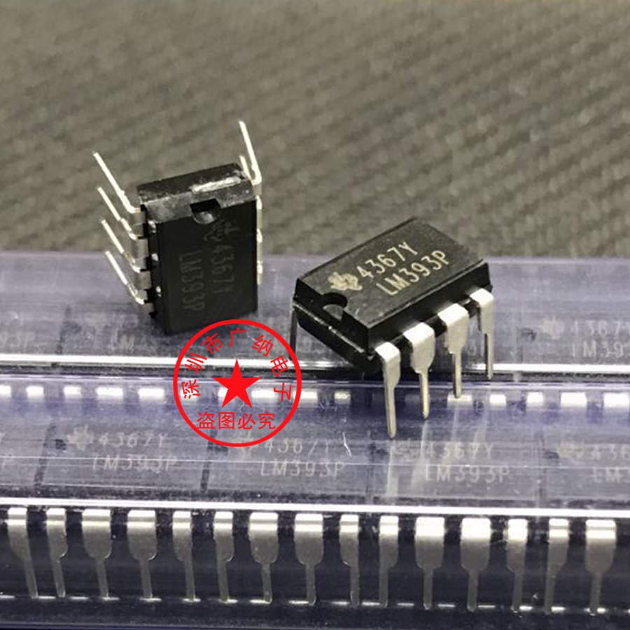 New original LM393 LM393N LM393P low-power voltage comparator straight plug DIP-8 spot