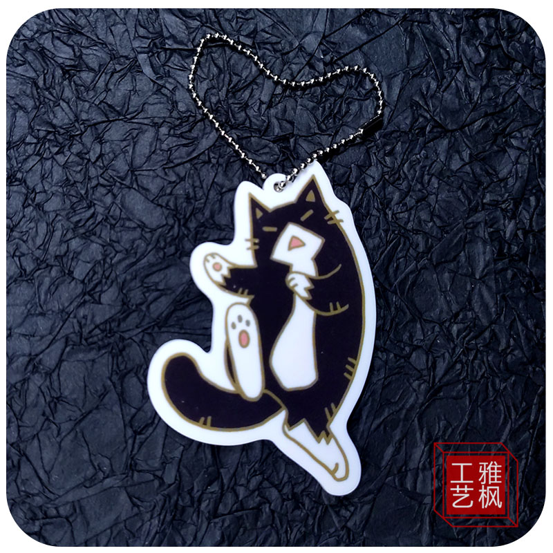 Acrylic cartoon key ring peripheral animation star key chain acrylic pendant to map small batch customization