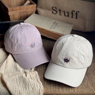 Listen/American Casual Cute Big-Head High-End Baseball Cap, Fashionable, Breathable, Versatile, Sun-Protective, Purple Cap