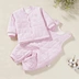 Babyiesies ấm 0-3 tháng 6 cotton bé yếm phù hợp với quần áo sơ sinh mỏng manh mùa thu đông bexinhshop shop Áo liền quần