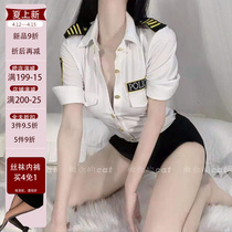 Have you in your arms surrender Cos Uniform sexy policewoman suit Short skirt woman autumn winter uniform Private room temptations