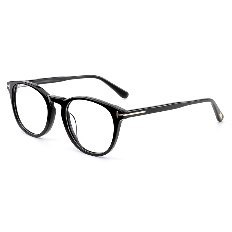 New Style Mall-Style Round Frame Casual Fashion Unisex Retro Prescription Eyeglasses 5401-F Glasses