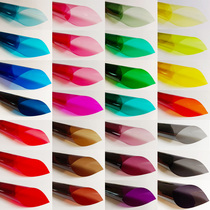 Color film Window sunscreen insulation glass film Translucent transparent decorative film Wedding handmade colored cellophane