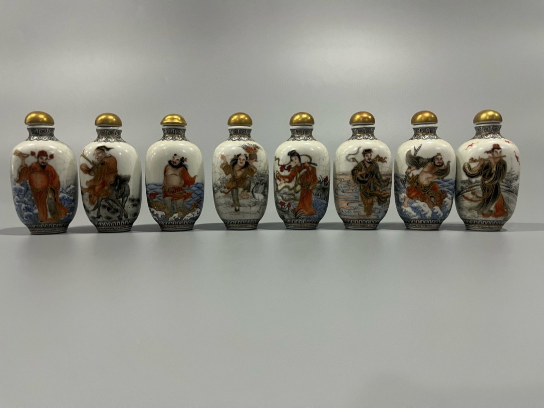 乾隆珐琅彩八仙过海鼻烟壶：穿越时光的艺术瑰宝--淘宝好物网