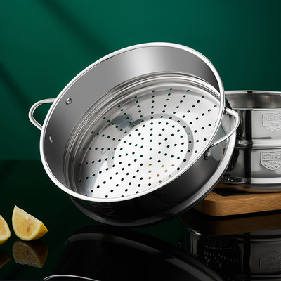 304 stainless steel steamer household small cage drawer steaming rack heightened steamer grate steamed bun steamed bun artifact steaming grid