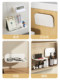 Youqin foldable wall storage rack bathroom toilet bedside mobile phone punch-free dormitory storage rack set-top box rack
