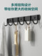 Stainless Steel Hook with Strong Adhesive, No Drilling Required, Bathroom Clothes Hanger, Wall-Mounted Adhesive Hook, Storage Behind Bathroom Door