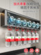 Youqin Kitchen Condiment Storage Rack Wall-Mounted Under-Cabinet Glass Door Multifunctional Food Preparation Wall Storage Cabinet