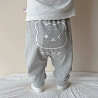 Серый милый медвежь