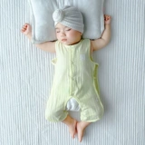 Детский летний хлопковый легкий и тонкий дышащий жилет подходит для мужчин и женщин для девочек без рукавов, 0-1 лет