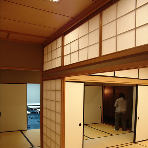 盛唐和室障子門小格子門日式移門障子鬆實木榻榻米欄間門