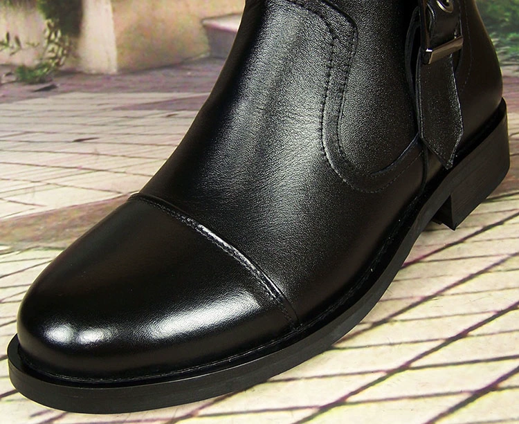Giày cưỡi ngựa, giày nam, da cao, giày da diễu hành, bảo vệ danh dự, giày dài nam, giày hiệp sĩ giày boot nam cổ thấp