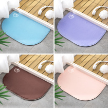 Solid color carpet doormat entrance mat bedroom kitchen bathroom bathroom entrance non-slip mat mat mat