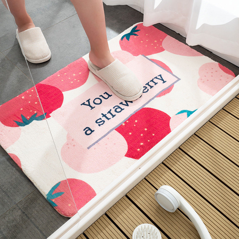 Entrance floor mat entry door mat carpet bedroom kitchen bathroom bathroom toilet door non-slip mat absorbent foot mat