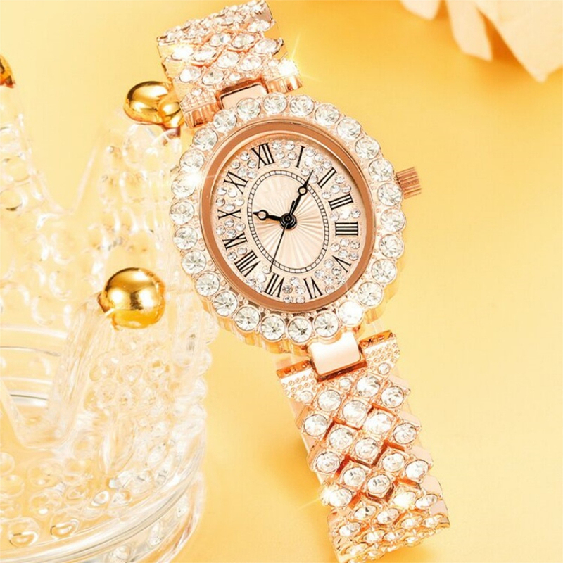 New Product Xiaojinhua Hot-Selling Women's Watch with Diamond-Encrusted Quartz Watch