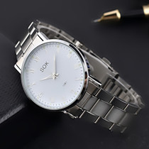 Mens watch Mens waterproof automatic non-mechanical watch Student Korean version simple fashion trend Female expression couple quartz