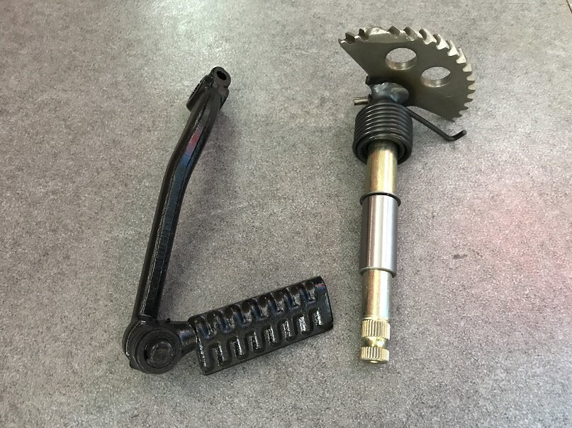 Majester t2 t3 t5 t9 t9 locomotive pedalling lever foot kickstart lever start gear sector toothed edge cover