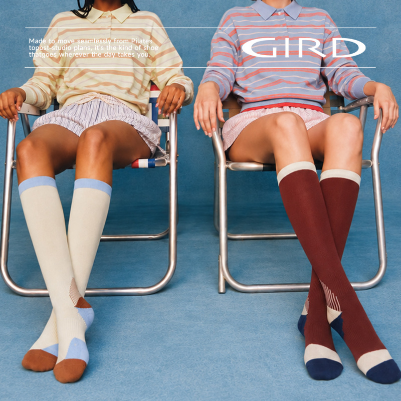 Gird Tennis•Women's Retro Preppy Style Tennis Socks Sports Compression Socks Calf Compression Socks Gird Tennis•Women's Retro Preppy Style Tennis Socks Sports Compression Socks Calf Compression Socks